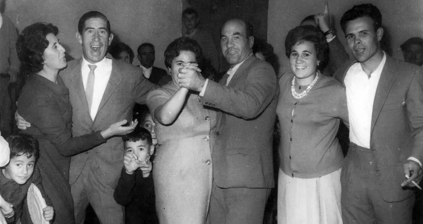 SORCAS - 1960. Milagros, Dani, Cele, Gloria y Bartolomé